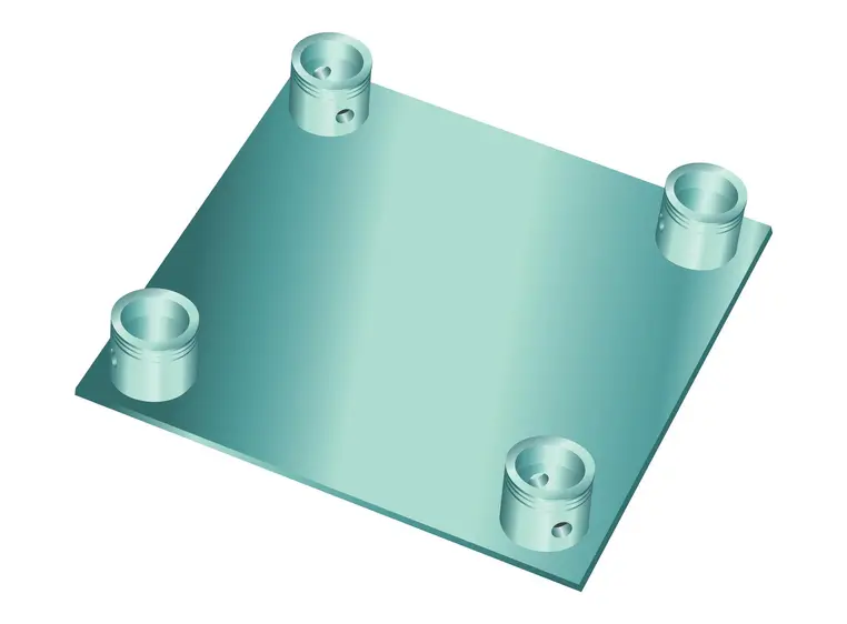ALUTRUSS QUADLOCK end plate QQGP 